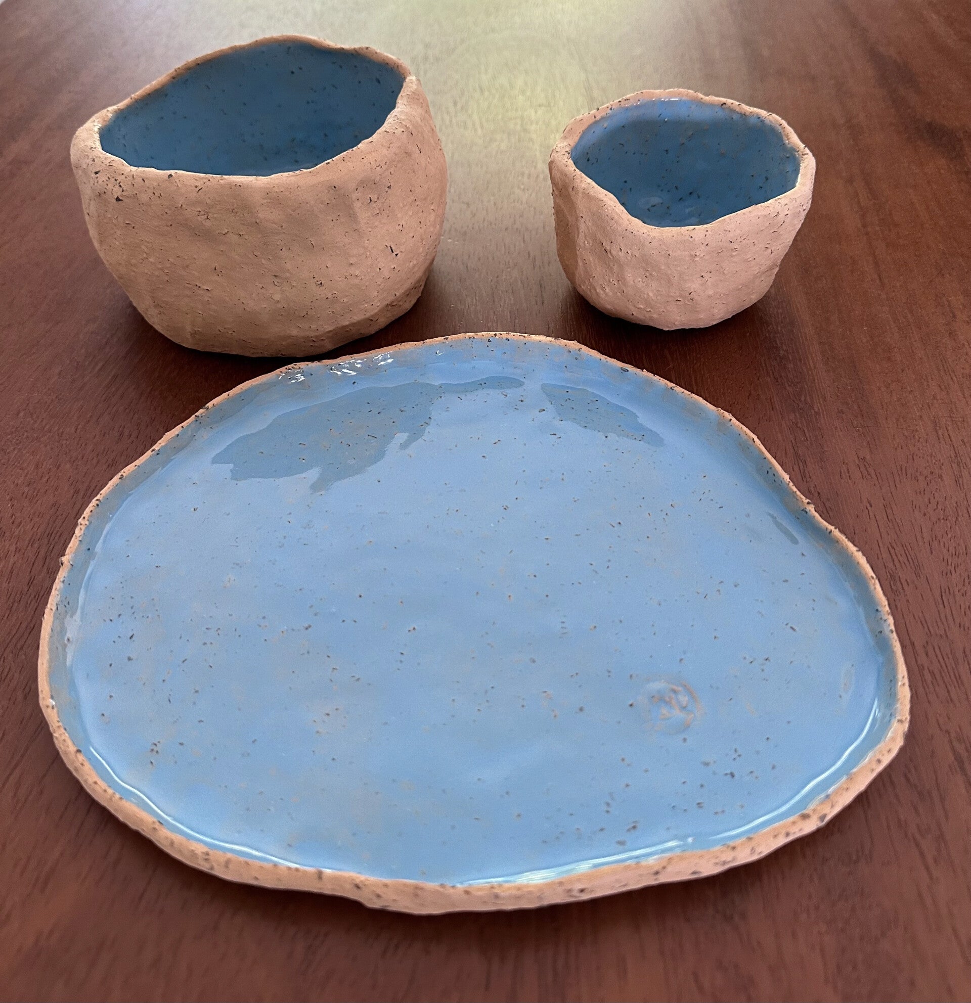 Schaaltje en kommetjes | Saint Tropez blauw