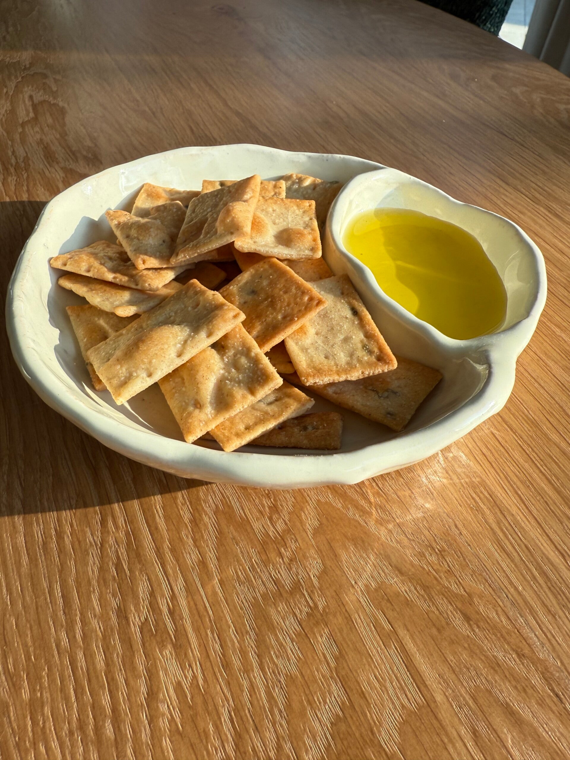 Kleine schaal met vakverdeling