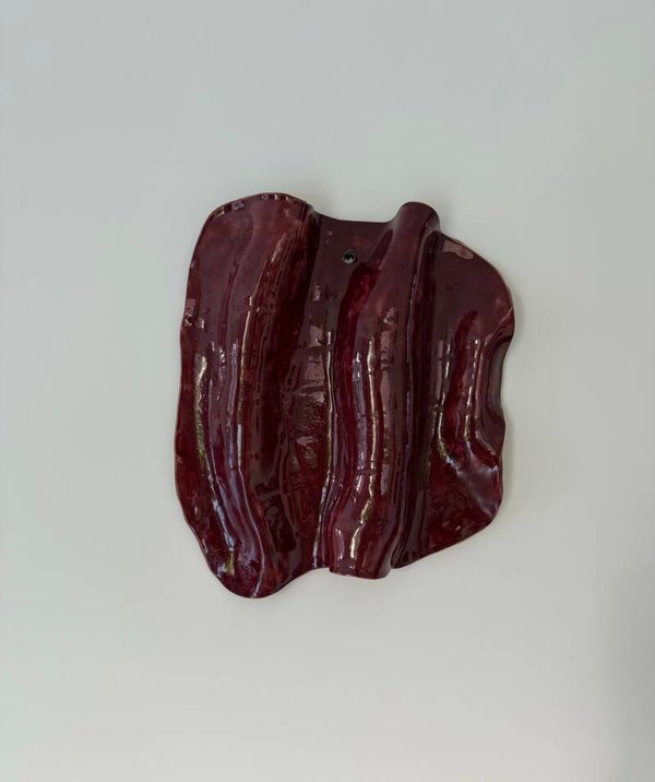 VERKOCHT Wall art | wanddecoratie in kersenrood