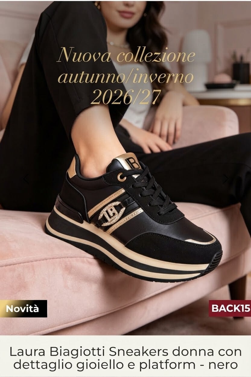 Sneakers donna firmate Laura Biagiotti