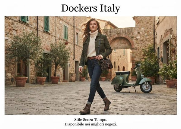 Combo: anfibi più borsa firmate Dockers