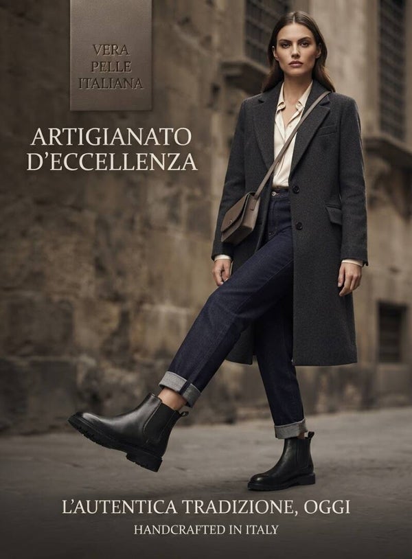 Stivaletti in Vera Pelle Italiana
