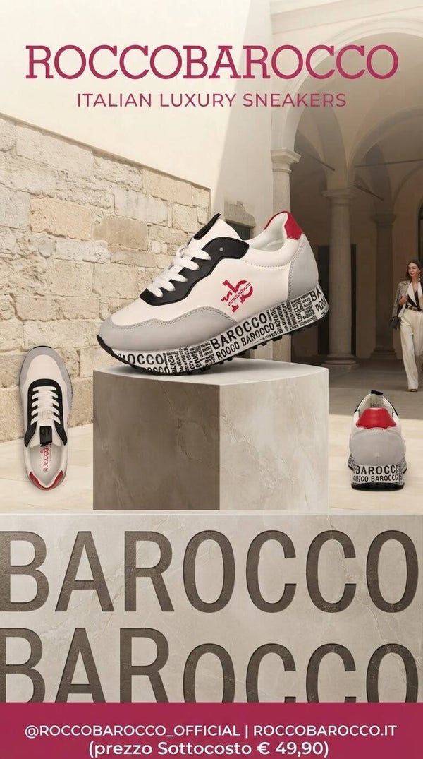 Sneakers donna firmate Roccobarocco