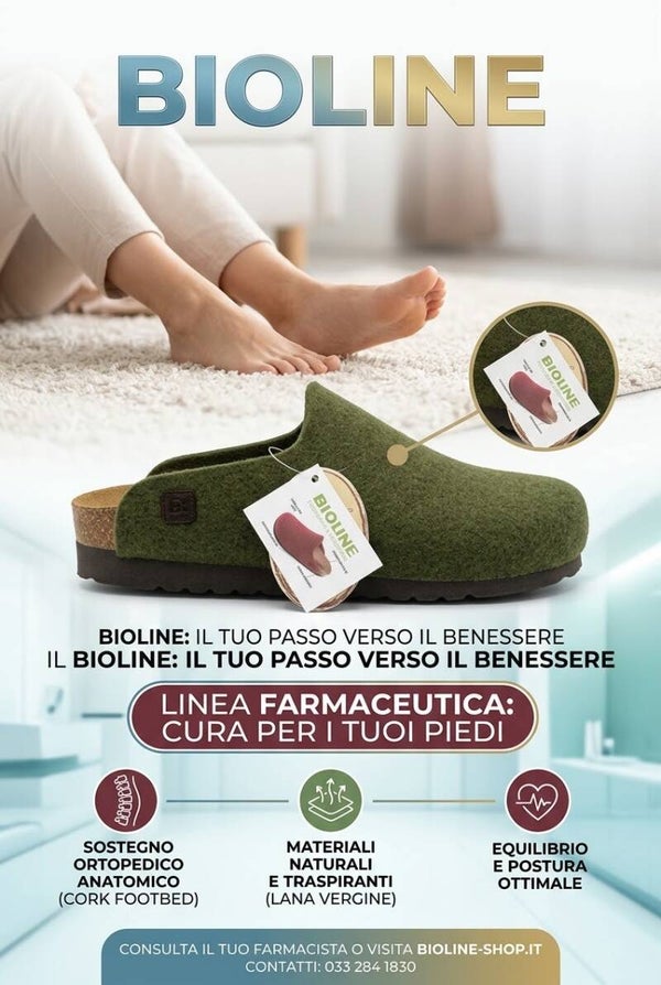 BIOLINE pantofole da camera