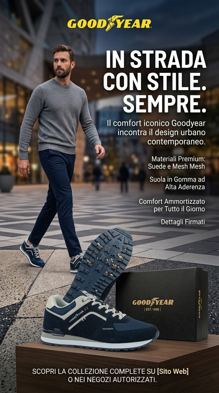 Sneakers uomo firmate GOODYEAR