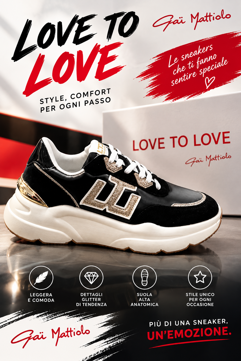 Sneakers donna firmate Gai Mattiolo