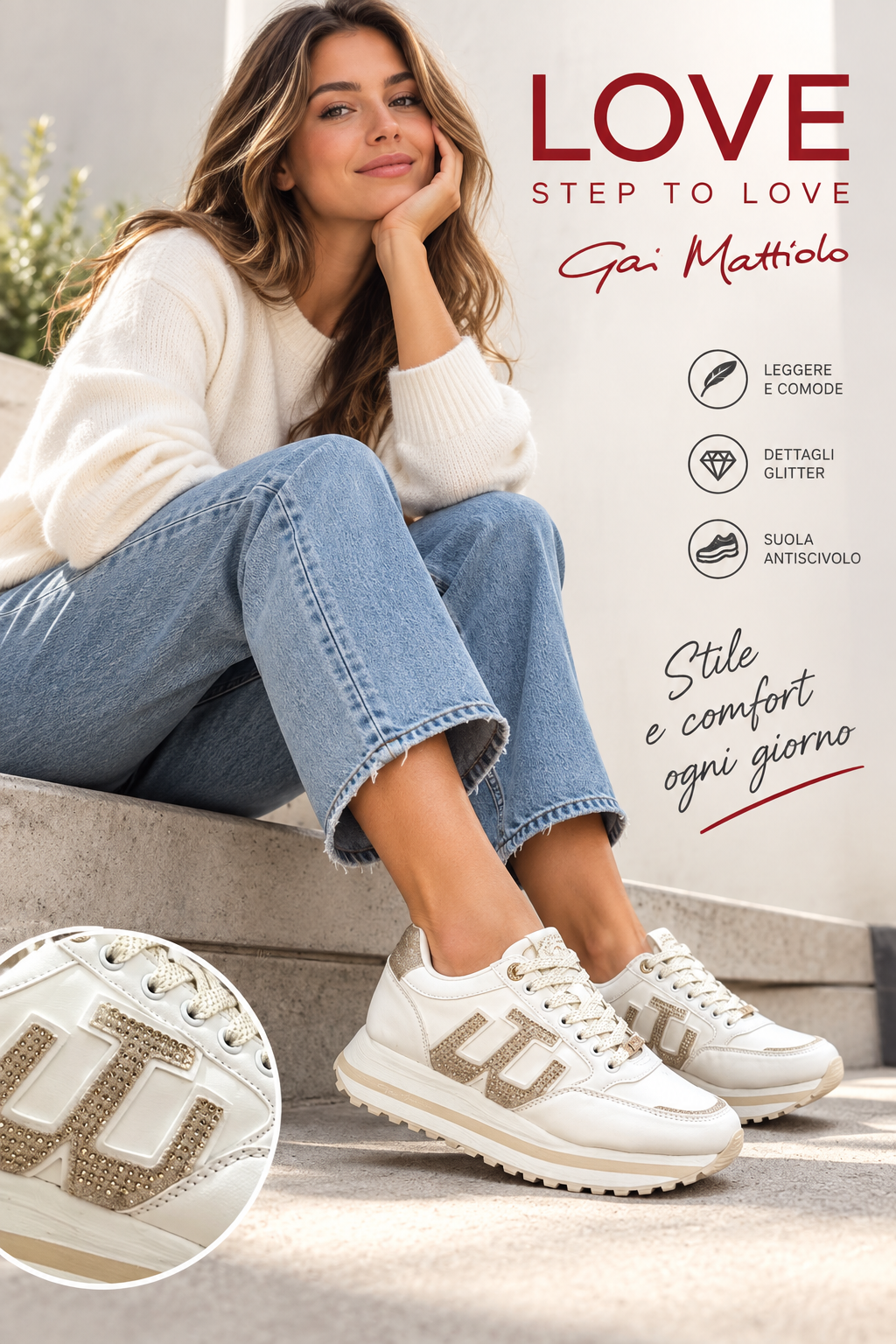 Sneakers donna firmate Gai Mattiolo