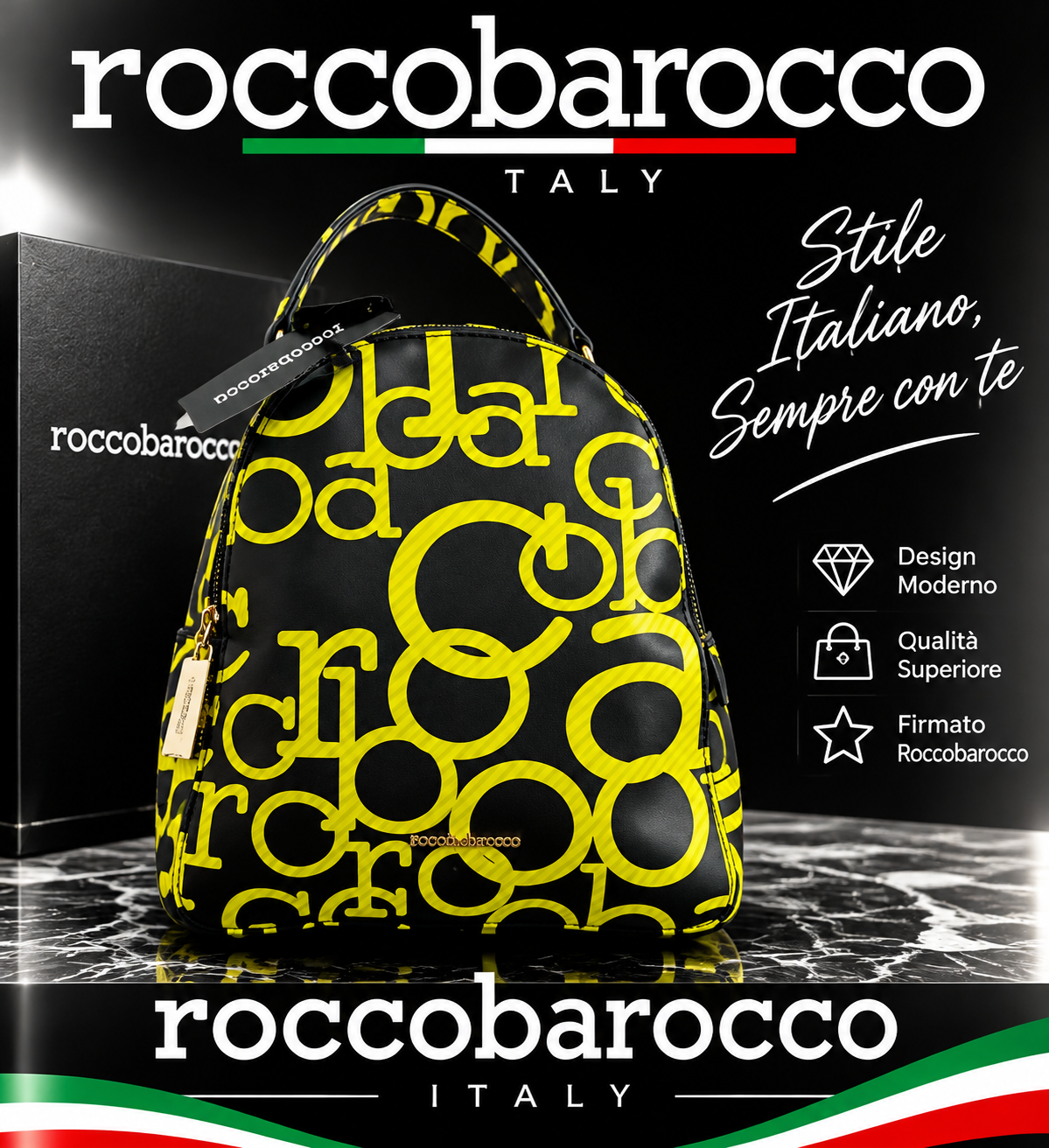 Roccobarocco Italia Zaino donna