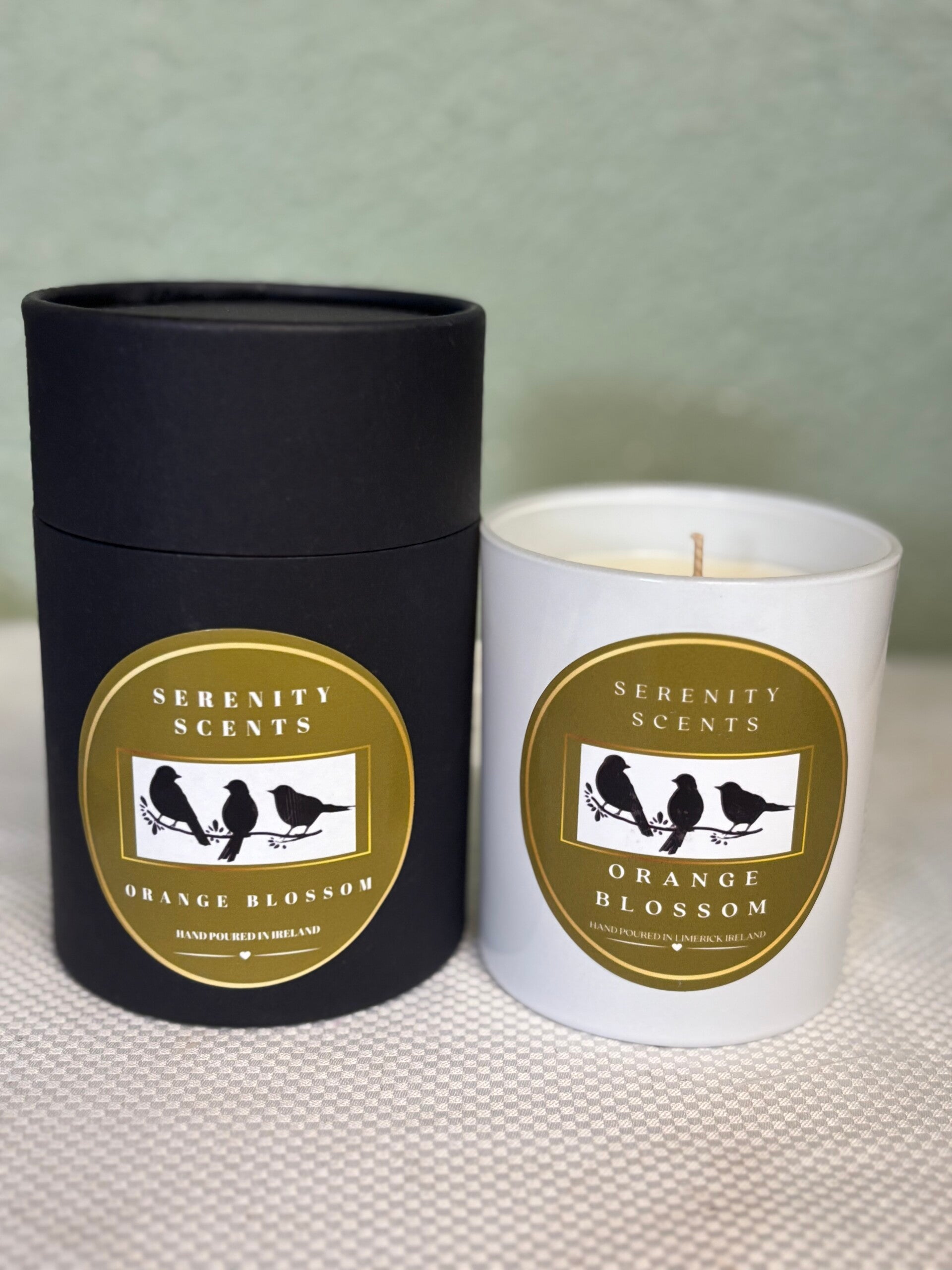 Orange Blossom Scented Candle