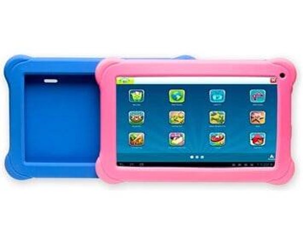 VERPAKKINGSSCHADE - Denver - 10383K - 10.1 Inch Android 8.1 Kinder Tablet met ROZE Bumper Hoes Ondersteund Netflix & Youtube 16GB NIEUW!