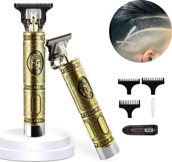 Gouden Tondeuse – Oplaadbaar USB – Trimmer Scheerapparaat – Tondeuses Gold – Golden – NIEUW!