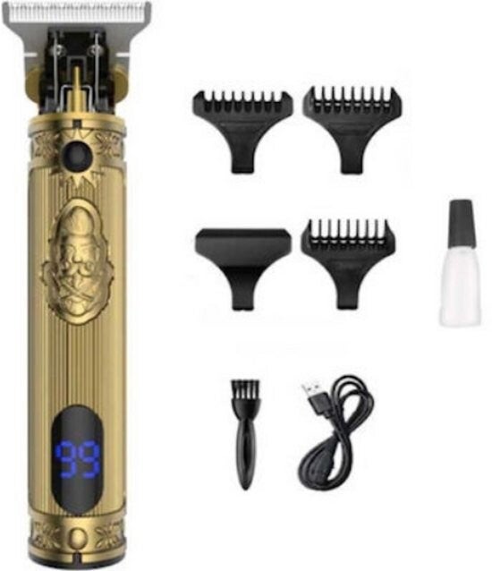 Goude Tondeuse – Baardtrimmer – Trimmer – 1200MAH Accu – USB Charge – LCD Display – NIEUW!