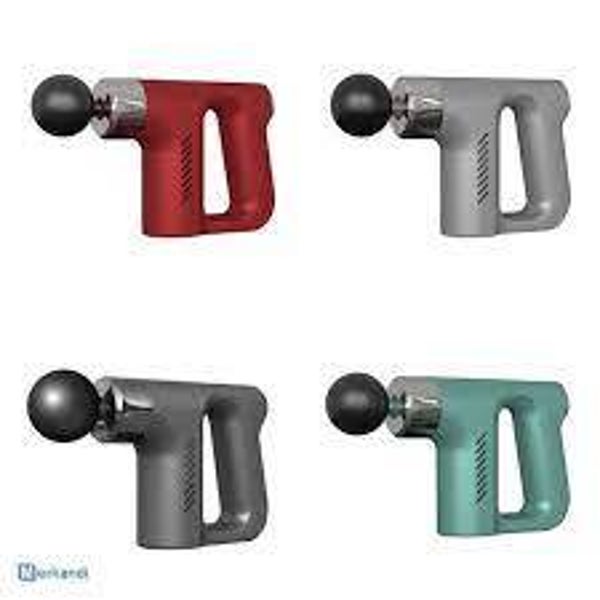 BEST SELLER! Massage Gun - Massagegun - Masage Pistool – Extra Turbo – 4 opzetstukken – Baby Blauw– NIEUW