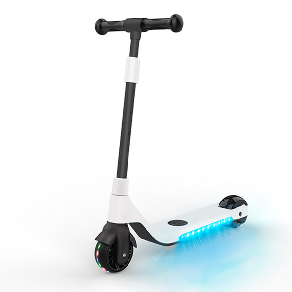 VERPAKKINGSSCHADE – Denver Elektrische Kinder Step – Met LED licht – 3 tot 9 jaar – Max 50 KG – 6KM/U – Wit!