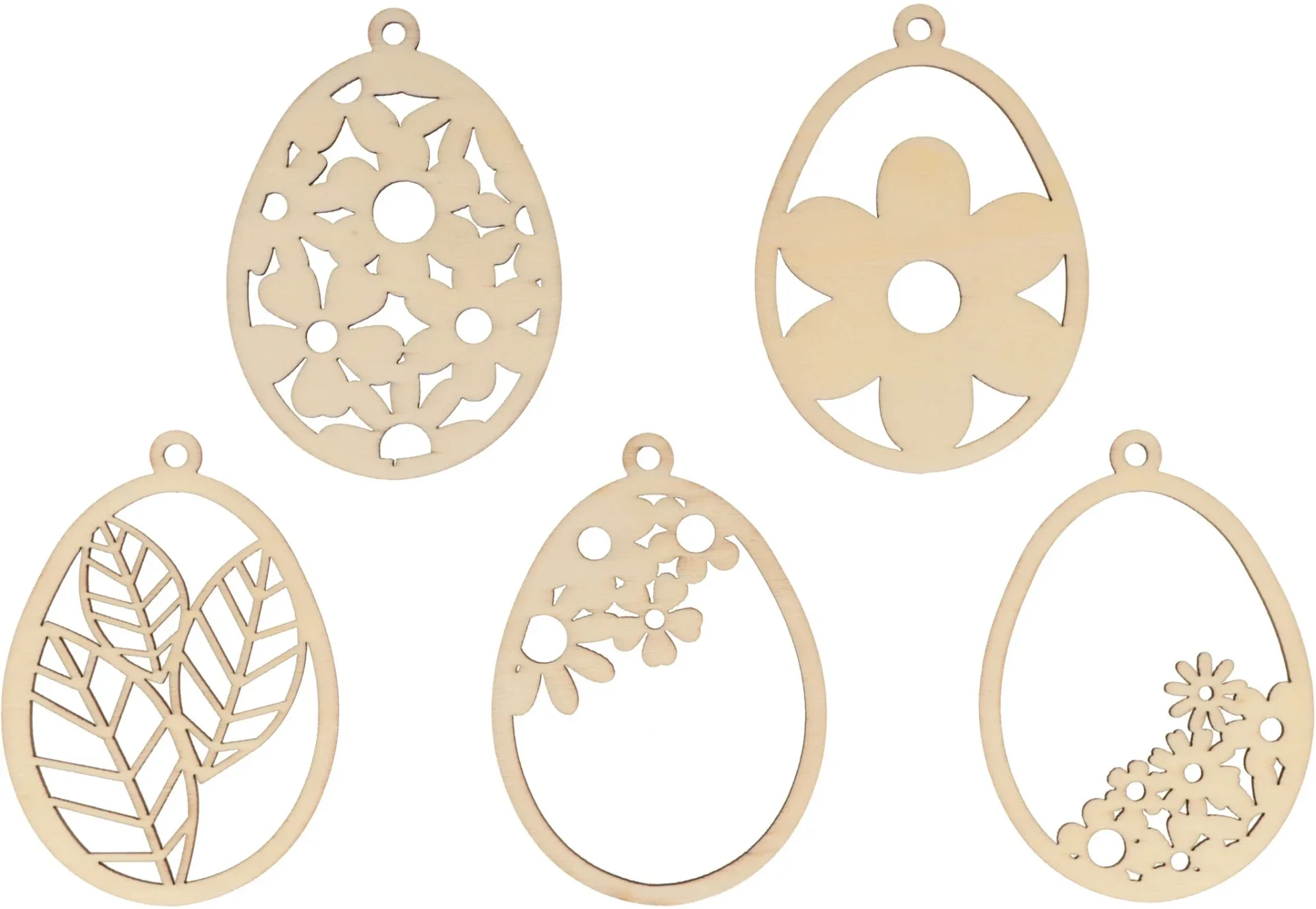 Easter egg Silhouettes Detailed