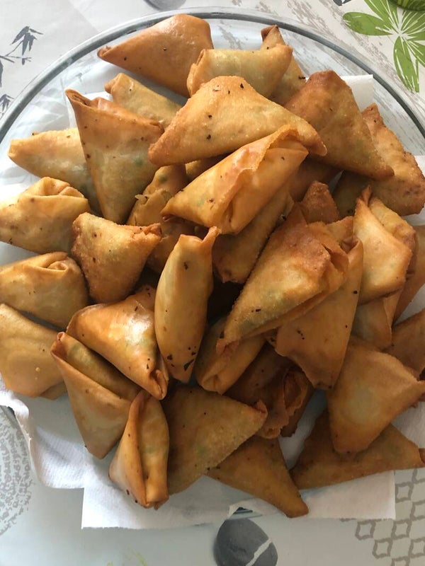 Samoussas - au choix : poulet, légumes ou crevettes