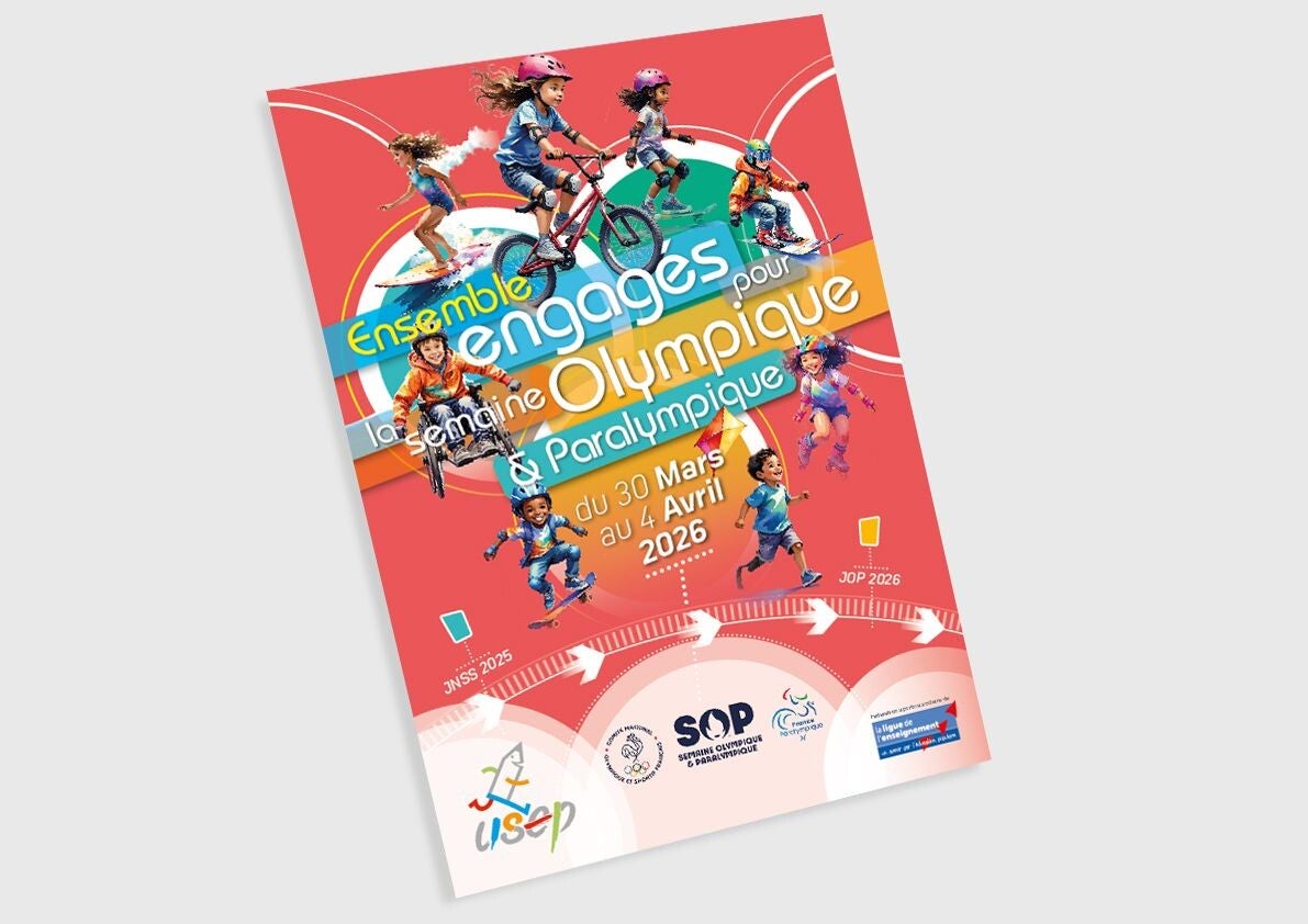 Création d'affiche pour le Semaine Olympique et paralympique, pour USEP