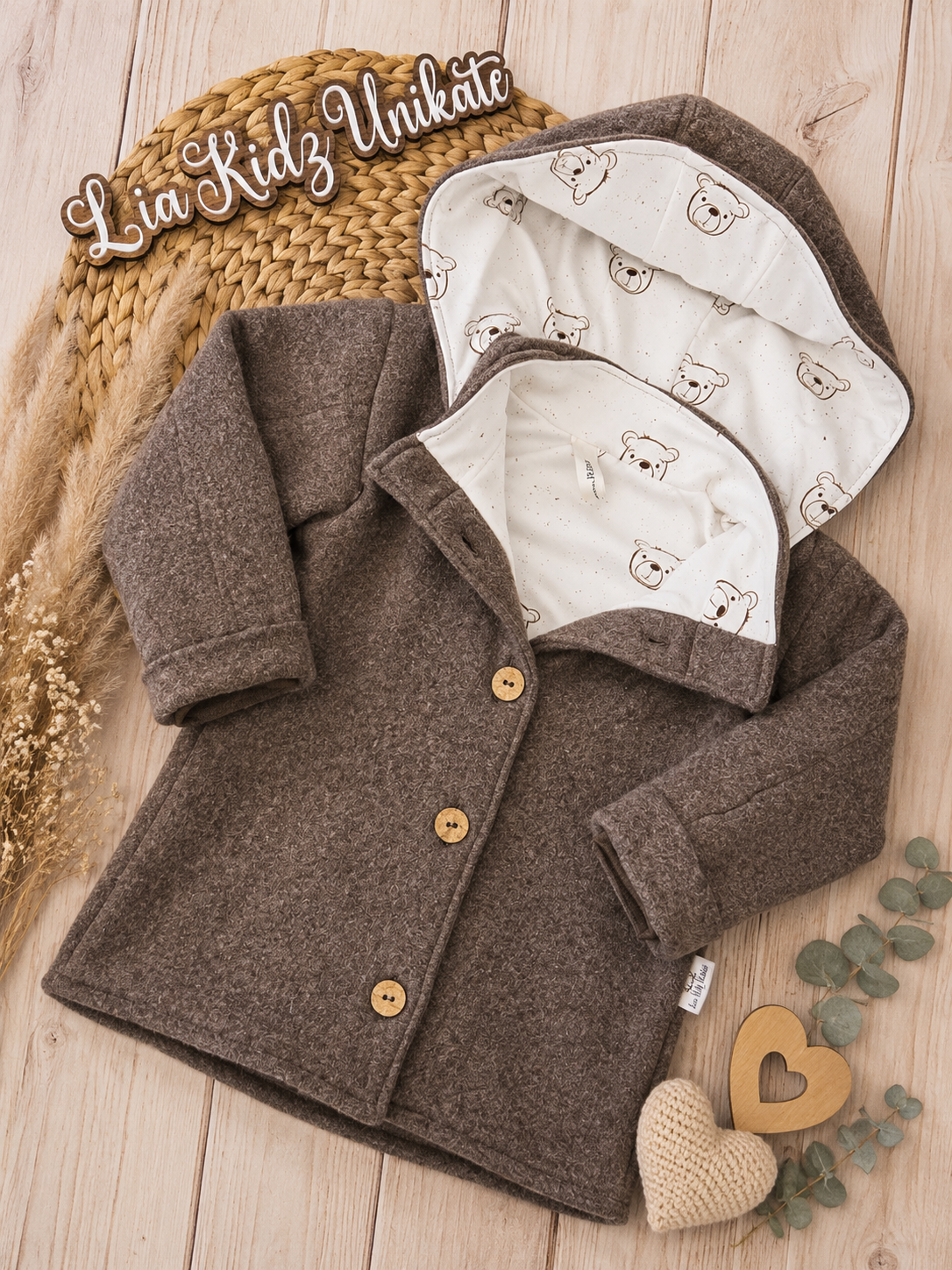 Baumwollfleece Jacke