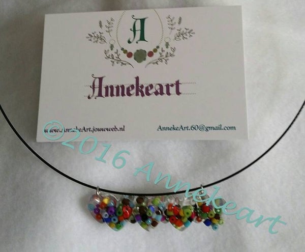 Kunsthars sieraden 14.