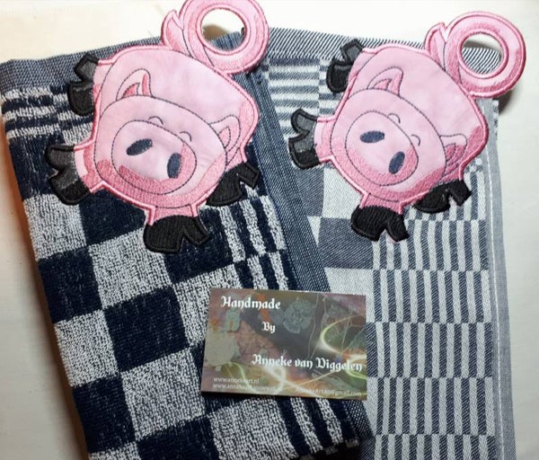 Handdoek/theedoeken set 7