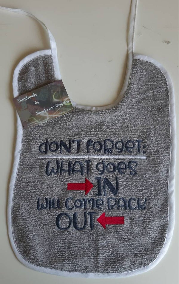 Kinderslab met tekst 8.