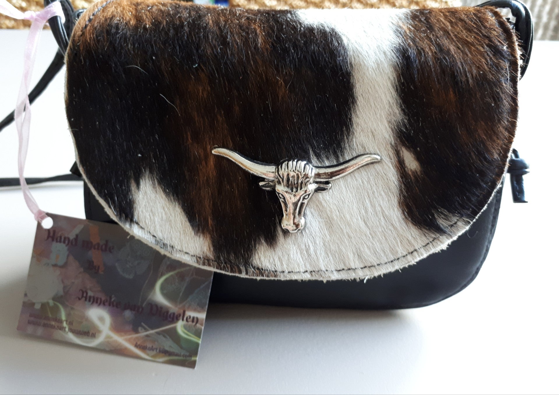 Tasje met koeienvacht 6.a