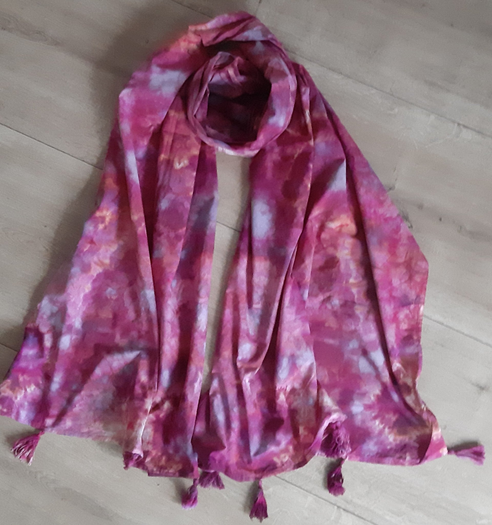 Geverfde sjaals 2a