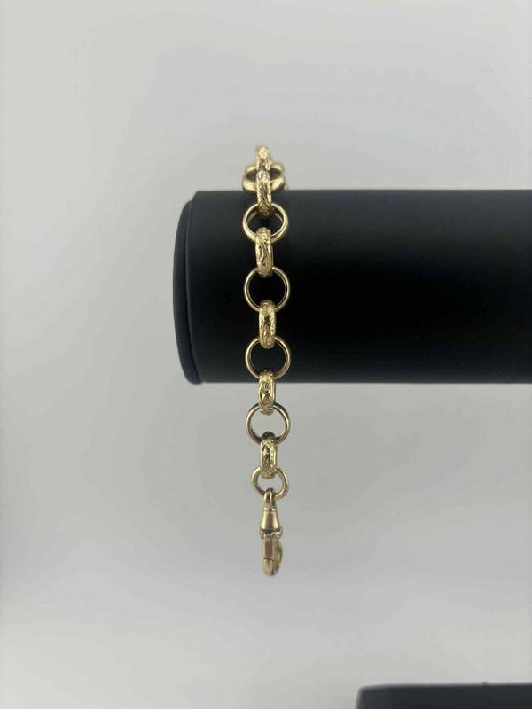 Childs / Ladies Belcher Half Pattern Belcher 7", 9ct Yellow Gold