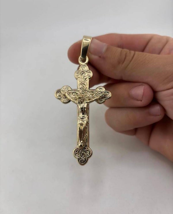 XL Crucifix, 9ct Yellow Gold