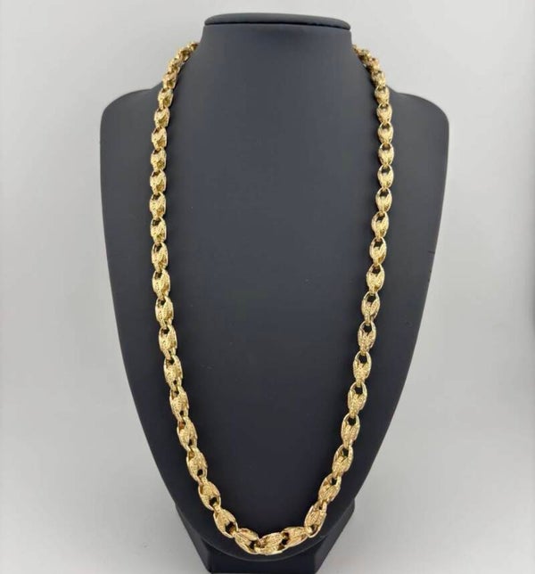 Tulip Chain 24", 9ct Yellow Gold