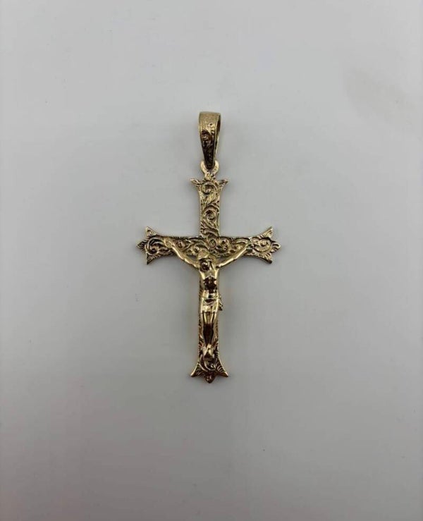 XL Crucifix, 9ct Yellow Gold