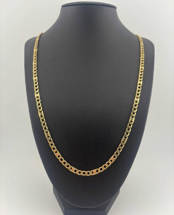 Curb Chain 26”, 9ct Yellow Gold
