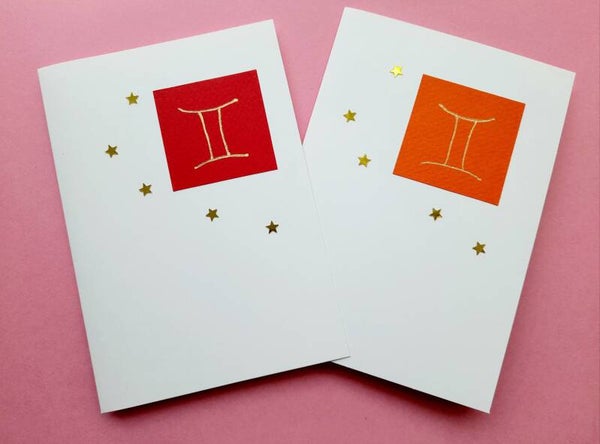 Biglietto d'Auguri "Zodiacus" Gemini