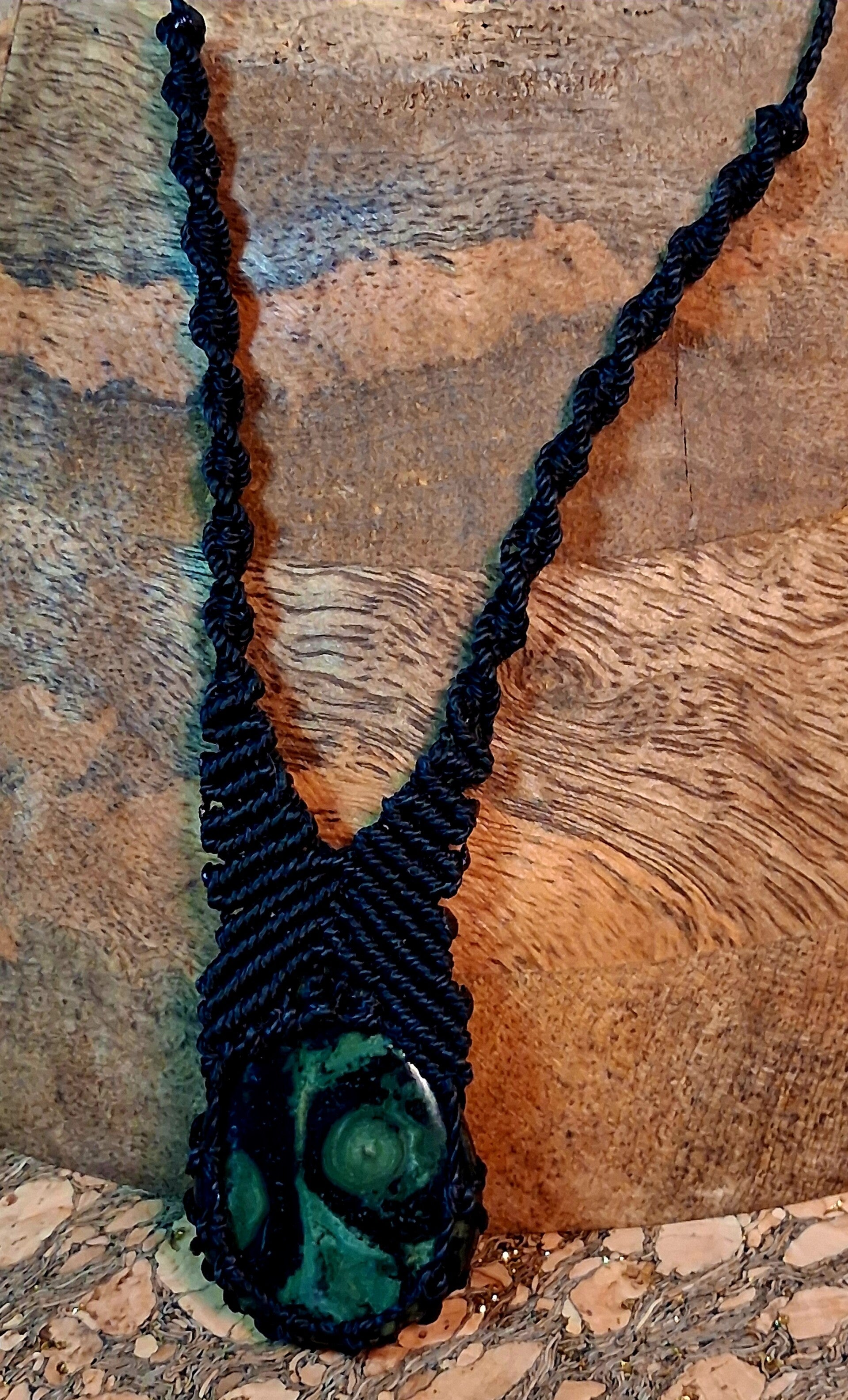 Collier Jaspe kambaba guérison et régénération