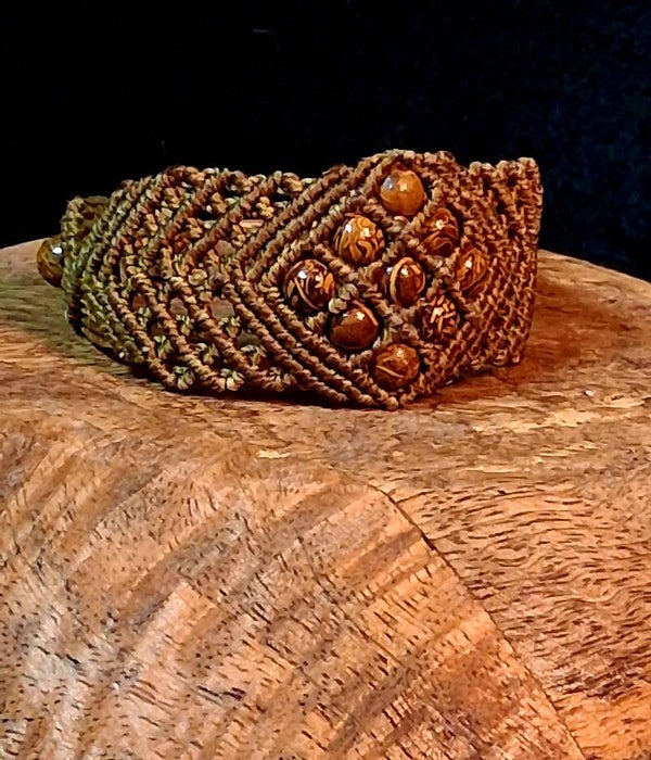 Bracelet jaspe étoile- pierre de la transformation