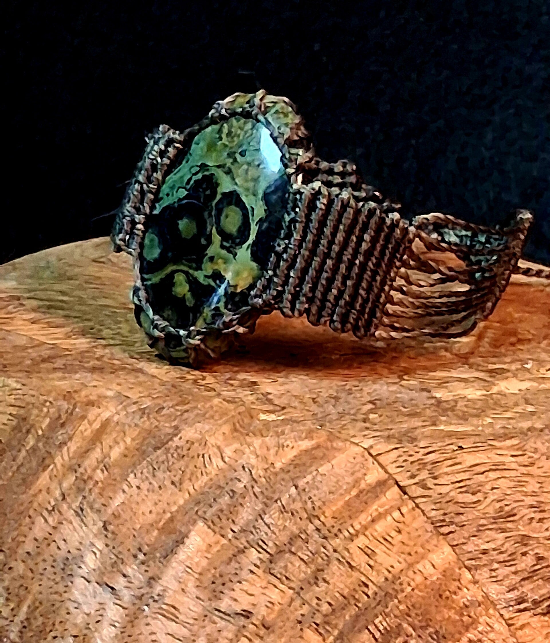 Bracelet jaspe kambaba - pierre d’ancrage