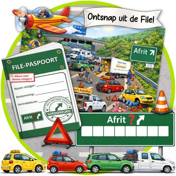 Reisspel - 'Ontsnap uit de File' versie 8-12