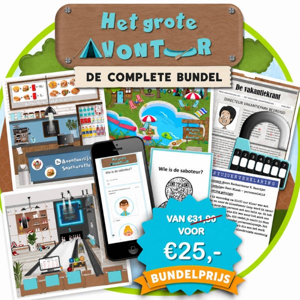 Vakantie BUNDEL: Vakantiespel + Vakantie escape