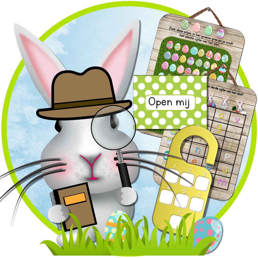 Paas escape room 'De Eierdief'  versie 5-7