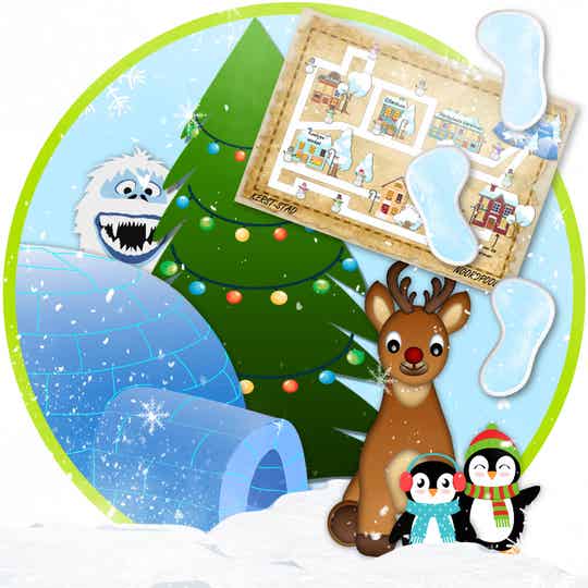 Kerst escape room 'Paniek op de Noorpool' versie 5-7