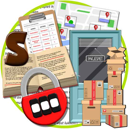 Sinterklaas WhatsApp Escape room 'De inbraak in het Pietenhuis'  versie 8-12