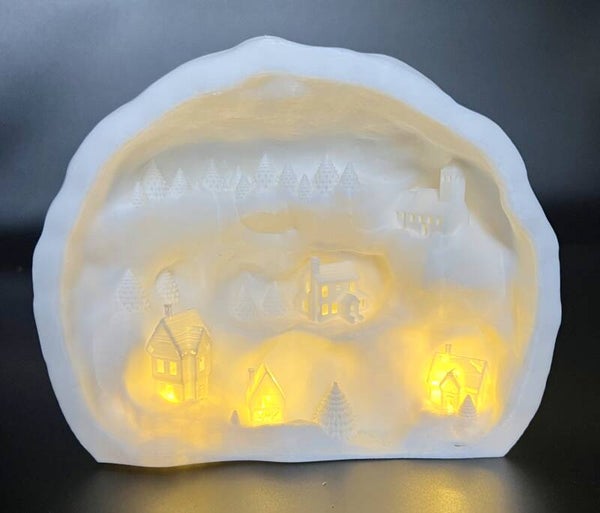 Paysage de noël déco