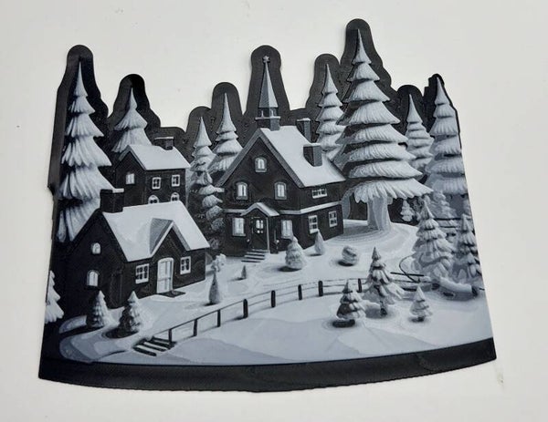 Décoration de noël murale