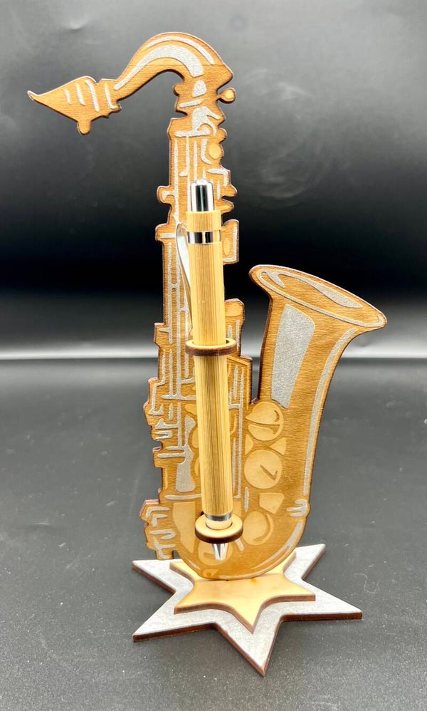 Support stylo saxophone