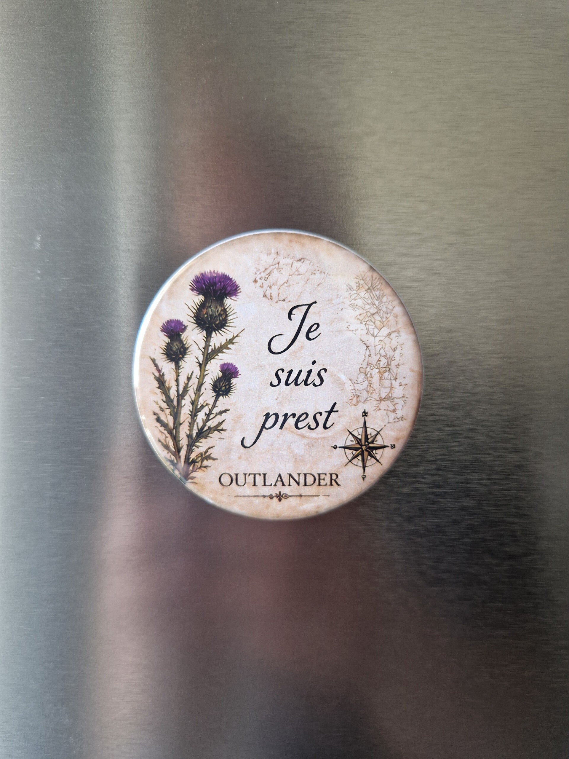 Aimant Je suis prêt outlander,