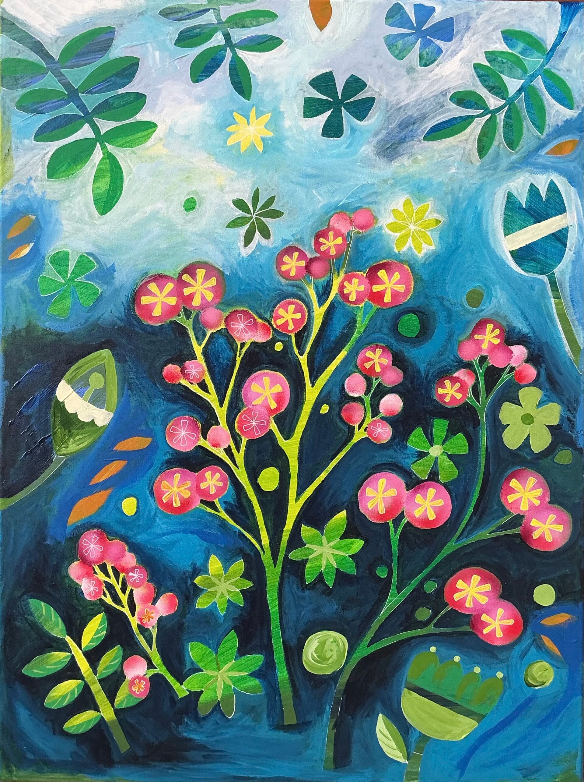 Flowers in the night