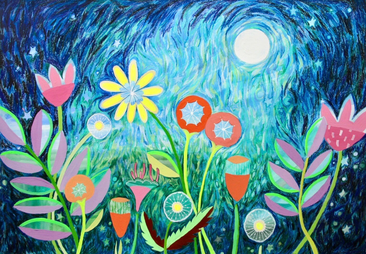 Flowers in de moonshine