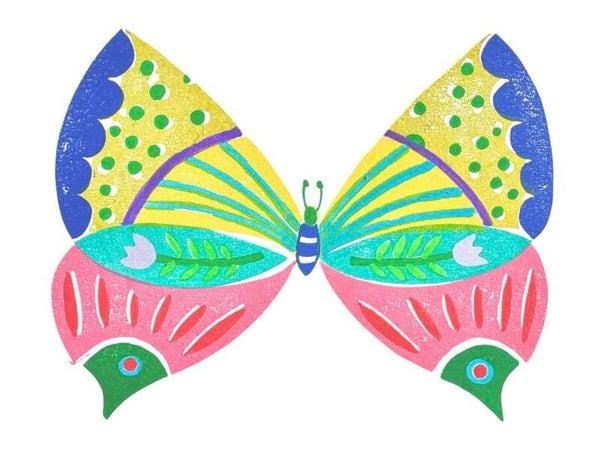 Postcard butterfly