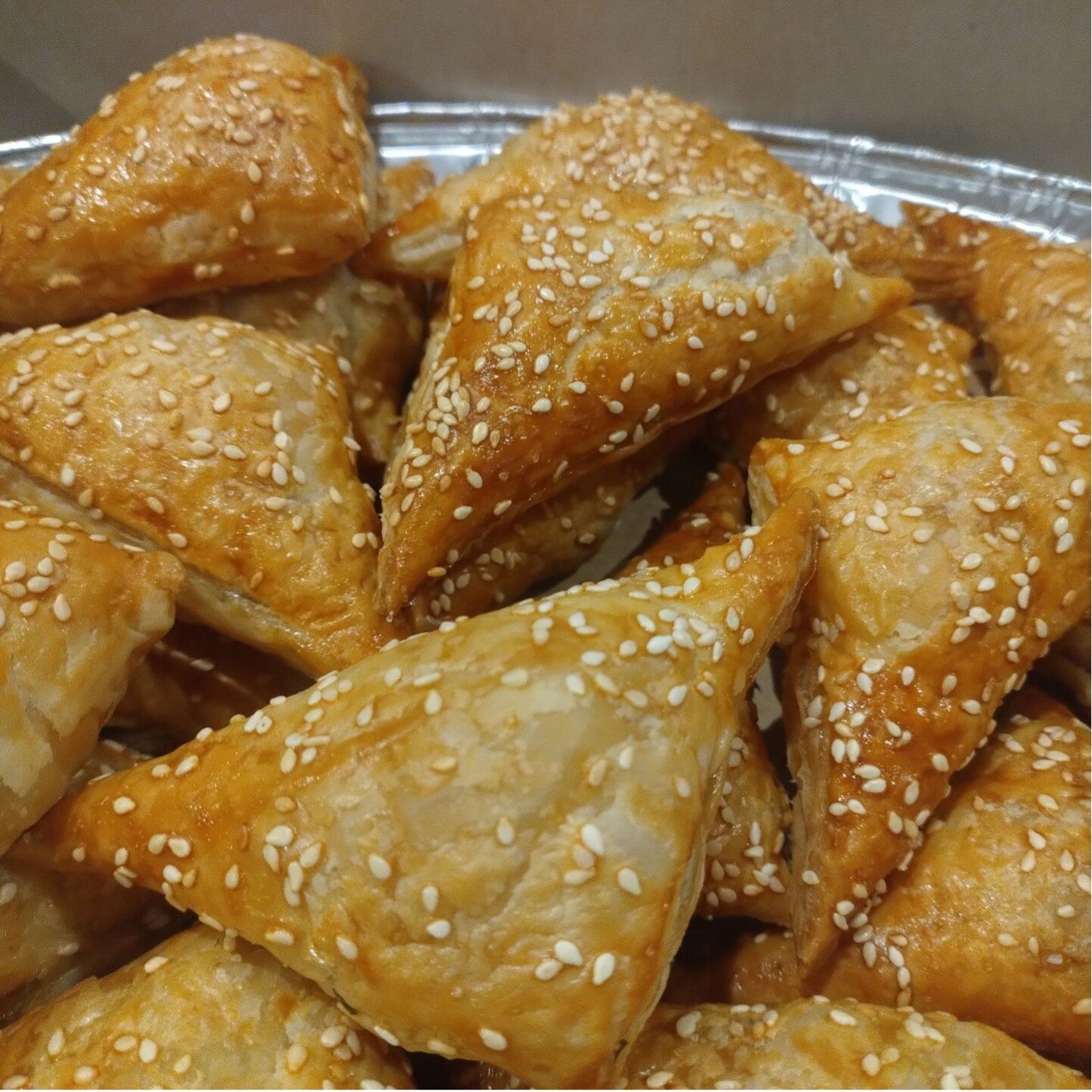 Bladerdeegpuntje met spinazie en feta (5 stuks)