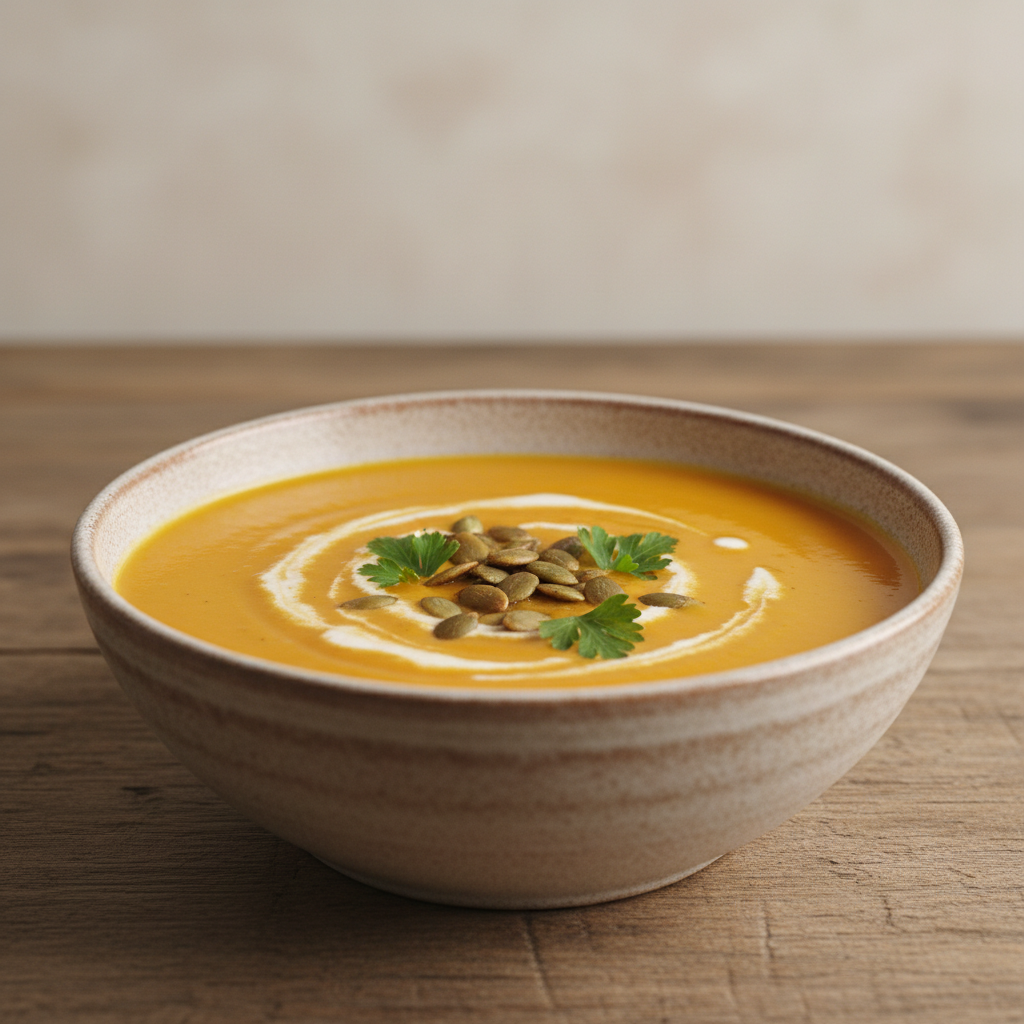 Curry-pompoensoep (per liter)